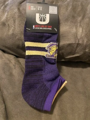 Calcetines de corte bajo NBA Los Angeles Lakers para hombre 3 pares talla 6-12 Foto 1 de 4