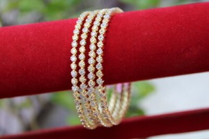 Indian Bollywood Pulseras Brazalete American Diamante para mujeres Conjunto de Joyería de desgaste del partido