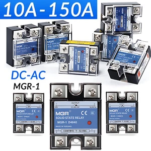 MGR Einzelphase Halbleiter Solid State Relais DC-AC Steuerspannung 10A 20A-150A - Bild 1 von 19