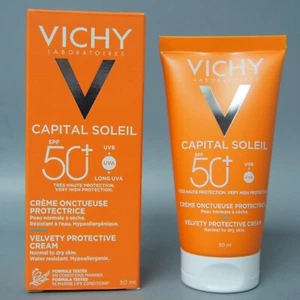 Vichy Capital Soleil Velvety Protective Cream Sunscreen SPF50 50ml / 1.7oz - Picture 1 of 2