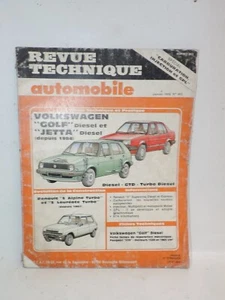 VOLKSWAGEN Golf Jetta TD GTD (RENAULT R5 5 Alpine) - Revue Technique Automobile - Picture 1 of 3