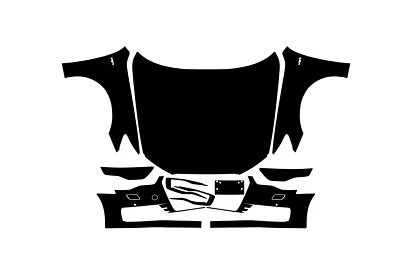 Película de protección de pintura PPF precortada para parachoques delantero para Audi S6 2016-2018 Foto 1 de 4