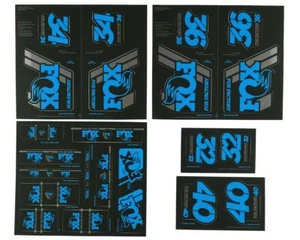 Fox Suspension Heritage Decal Kit (Blue) [803-01-334] - Picture 1 of 2