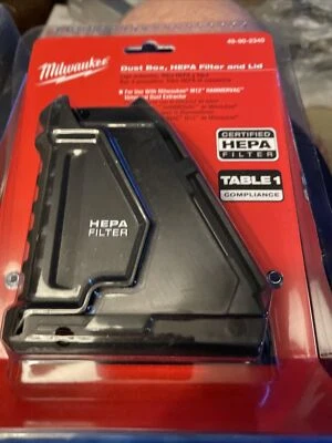 NEW Milwaukee 49-90-2340 M12 HAMMERVAC Dust Box, Filter & Lid New - Image 1 of 3