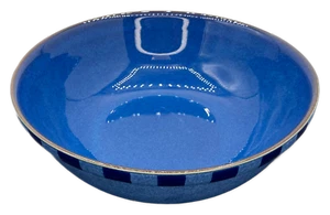 Denby Reflex Pasta Serving Bowl Blue on Blue England - Picture 1 of 5