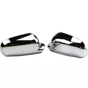 2x CHROM ABDECKKAPPEN SEITE LINKS & RECHTS FLÜGEL SPIEGEL VW GOLF 4 IV MK4 19... - Bild 1 von 5