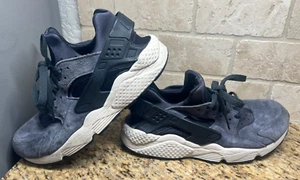 Nike Air Huarache Premium Grey 704830-016 Men's Trainers Size 9.5 - Picture 1 of 11