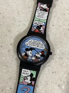 Mickey Mouse Comic Strip watch by Lorus V515-6610 New Battery Mint Condition - Picture 1 of 5