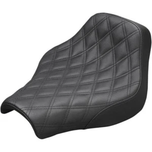 Saddlemen Black Renegade Lattice Stitch Solo Seat Harley 13-17 Softail Breakout - Picture 1 of 1
