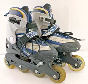 Bladerunner kids Inline Skates Adjustable sizes 1-4 ABEC-1 Black/Blue - Picture 1 of 11