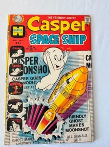 Casper Space Ship #1 1972 Harvey Publications Comic Book - Picture 1 of 10