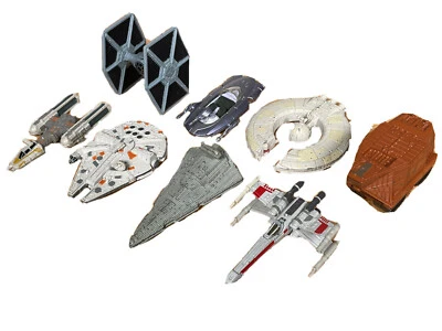 Micro Máquinas de Colección Star Wars Die Cast Metal Naves + Vehículos - ELIGE UNA Foto 1 de 3