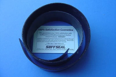 1967-67 CHEVROLET IMPALA BEL AIR REAR BODY TO BUMPER SEAL-SOFF SEAL-USA MADE Foto 1 de 2