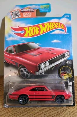 Dodge Charger 500 Night Burnerz Showdown Scan & Race 1969 Hot Wheels 4/10 Foto 1 de 4