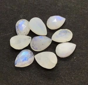 Rainbow Pear Rose Cut AAA Natural Loose Gemstone For Making All Type Jewelry - Picture 1 of 8