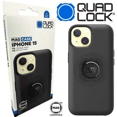 Funda protectora para móvil QUAD LOCK MAG adecuada para Apple iPhone 15