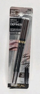 L'Oreal Paris Brow Stylist Definer Ultra Fine Tip #396 BRUNETTE Double Pack - Image 1 of 2