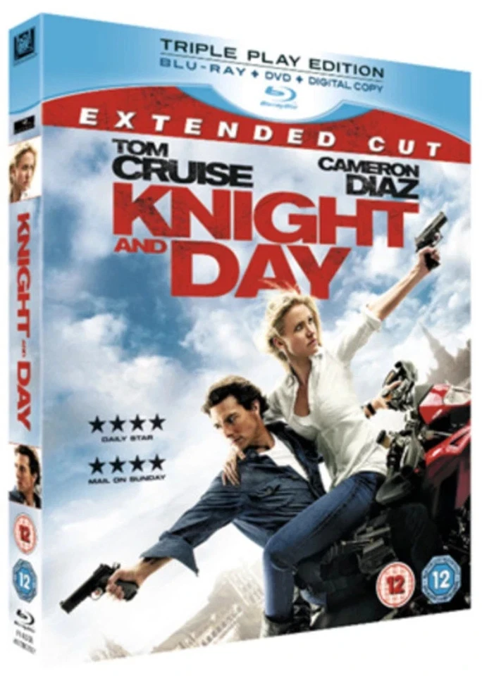 Knight and Day Tom Cruise Cameron Diaz (Blu-ray) + (DVD)  ORIGINAL UK ISSUE - Image 1 of 1