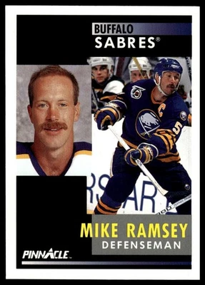 1991-92 Pinnacle #64 Mike Ramsey - Image 1 of 2