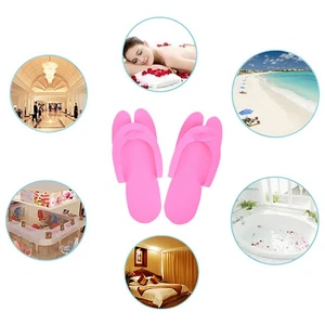 12 Pairs Disposable Foam Slippers Salon Spa Pedicure Sandals Foam Slippper! BL - Bild 1 von 9