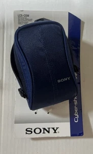 Sony LCS-CSW Camera Soft Carrying Case - Blue - New - Picture 1 of 4