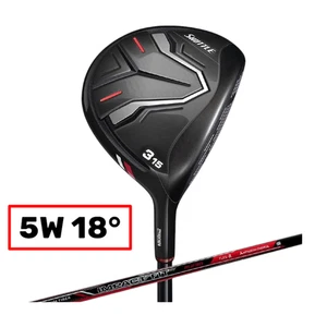 Majesty Maruman SHUTTLE 5W 18° RH R Flex Graphite Fairway Wood w/ HC Cover - Picture 1 of 7