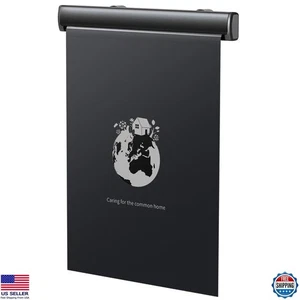 Bolsa de basura desechable para coche, diseño abatible de aleación de aluminio negro impermeable, - Imagen 1 de 5