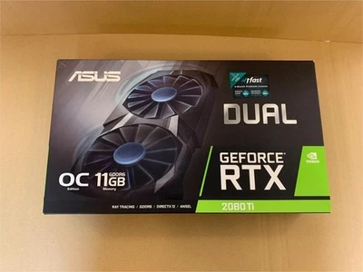 Asus Geforce Rtx 2080 Ti Dual Oc 11gb Gddr6 Gaming Graphics Card Vr Ready - Image 1 of 4