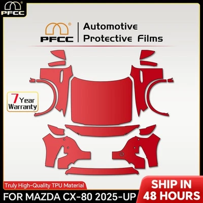 2025-UP Mazda CX-80 CX80 Full Front PreCut TPU PPF Kit Paint Protection Film - Image 1 of 4