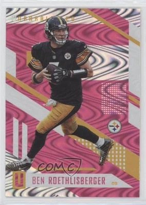 2017 Panini Unparalleled Pink Ben Roethlisberger #25 - Image 1 of 2