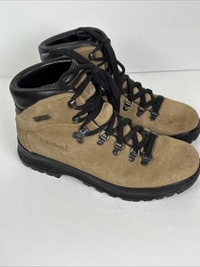 L.L. Bean Hiking Boots Suede Leather Made In Italy Unisex Size M 6/W 7.5 - Picture 1 of 12