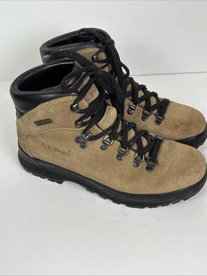 L.L. Bean Hiking Boots Suede Leather Made In Italy Unisex Size M 6/W 7.5 - Image 1 of 4