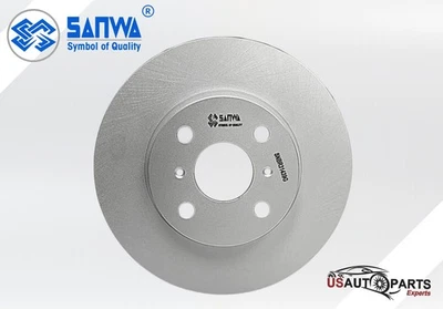FRONT BRAKE ROTOR VENTED & COATED 255 MM FOR TOYOTA SCION PRIUS C 2006-2019 1.5L - Image 1 of 4