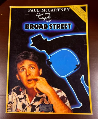 S PAUL MCCARTNEY GIVE MY REGARDS TO BROAD STREET 乐谱 SONGBOOK 1984 — 第 1/4 张图片