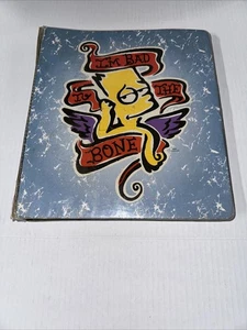 THE SIMPSONS I’m Bad To The Bone Used ALBUM BINDER 2007 - Picture 1 of 16