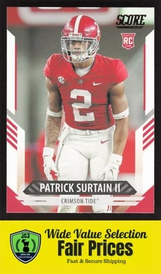 2021 Score Patrick Surtain II #340 Alabama Crimson Tide Rookie Football Card - Image 1 of 2