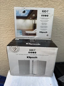 Brandneu Klipsch Synergy Serie KHO-7 Innenbereich/Aussenbereich Lautsprecher weiß 6 insgesamt - Bild 1 von 3