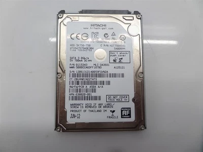 HGST 5K750-750 750GB 5400RPM 2.5" SATA HDD - Image 1 of 4