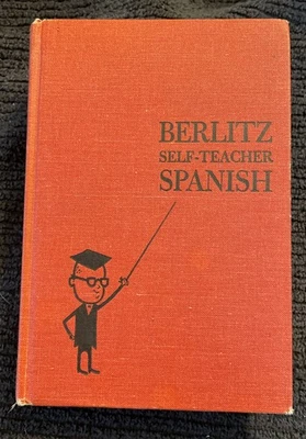 The Berlitz Self-Teacher: Spanish, 1949 Red Cover Hardback. Grosset & Dunlap - Image 1 of 4