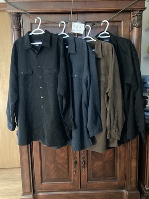 Camisa abotonada HARBOR BAY MOLESKIN 4xl manga larga hombre excelente estado  Foto 1 de 4