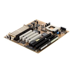 Motherboard GIGABYTE Ga-586atv Rev:4b Socket 7 Fpm / Edo Dram PCI Isa Babyat - Picture 1 of 3