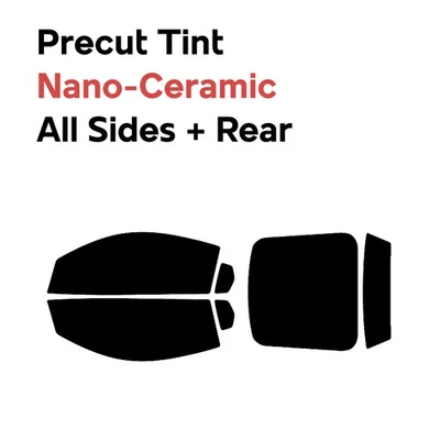 Película de ventana precortada automotriz nano cerámica cualquier % tinte para Acura NSX 2017-2024 Foto 1 de 4