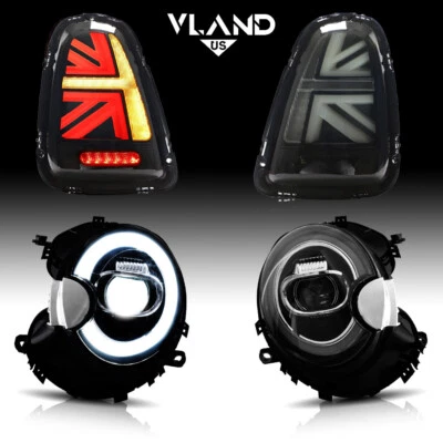 VLAND LED Headlights &Taillights For 2007-2013 BMW Mini Cooper S R56 R57 R58 R59 - Image 1 of 4
