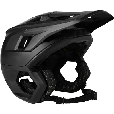 Casco de bicicleta Fox Racing Dropframe Pro Downhill MTB plano mate negro pequeño S Foto 1 de 4