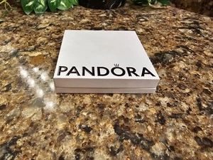 Pandora Empty Gift Box Necklace / Bracelet (4”x 4”x .75") - Picture 1 of 3