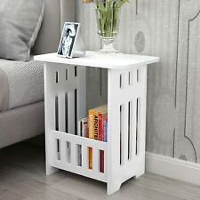 Small Bedside Table Cabinet Side End Coffee Tea Table Nightstand Storage Shelf