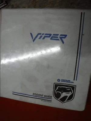 HASTA 1996 DODGE VIPER FÁBRICA GUÍA DE ENTRENAMIENTO PARA ESTUDIANTES LIBRO DE TRABAJO SERVICIO MANUAL Foto 1 de 4