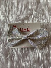 Shimmer Bow Clip Shiny Girls Hair Accessories Gift Party Prom