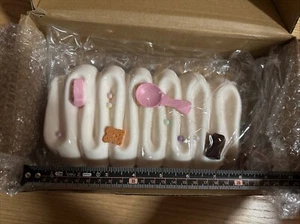 Jumbo Huge 8” Taba Squishy Toy Stress Relief Squishies Cream White Hand Made New - Picture 1 of 2