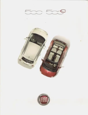 Fiat 500 Hatchback & 500 C 2010-2011 UK Market Brochure 1.2 1.4 0.9 1.3 ByDiesel - Image 1 of 3